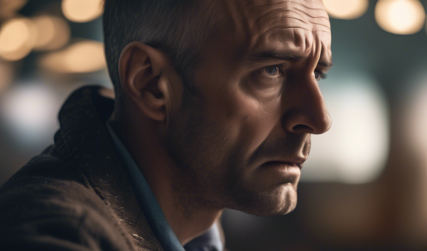 薄毛の男性イメージ