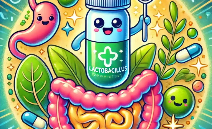 乳酸菌サプリイラスト