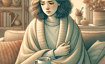 PMSに苦しむ女性イメージ