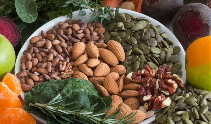 ミネラル豊富な食物イメージ