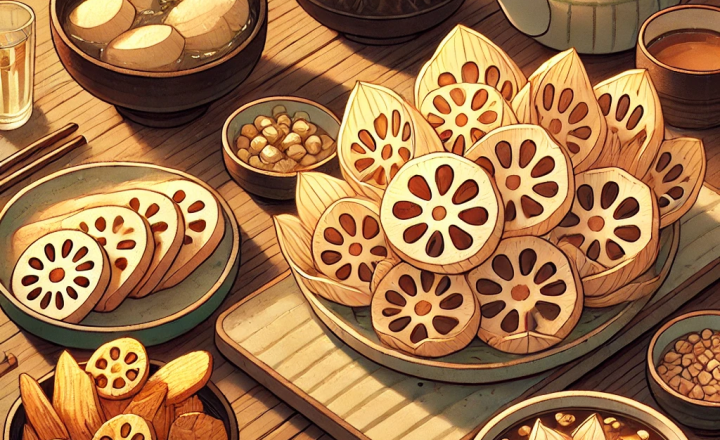 レンコンのイラスト