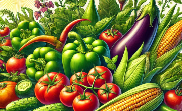 7月が旬の野菜イメージ