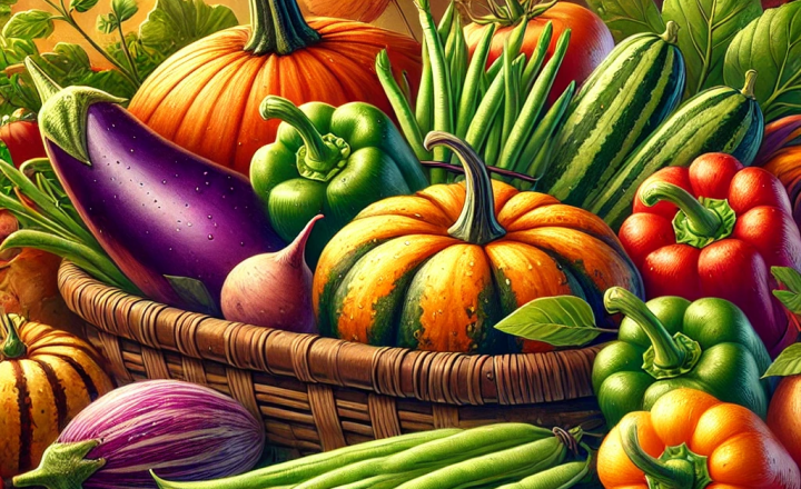 9月が旬の野菜イメージ