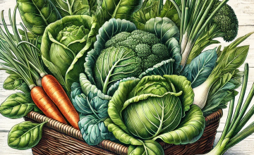 3月に旬の野菜イラスト