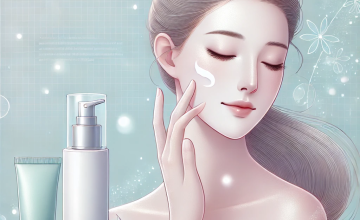 美白ケアイメージイラスト