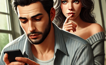 夫の浮気を疑う妻の様子